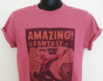Amazing SPIDER MAN VINTAGE  Book Comic T-shirt, cool shirt
