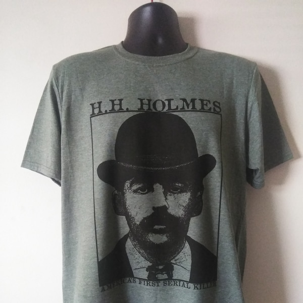 H.H. HOLMES Murderer T-Shirt America's First Serial Killer