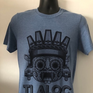 TLALOC AZTEEKSE GOD, Tláloc, Azteekse regengod «Dios de la lluvia», tijdperk la deidad de los cerros, del agua y de la fertilidad.