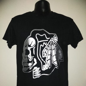 Blackhawks skull best sale