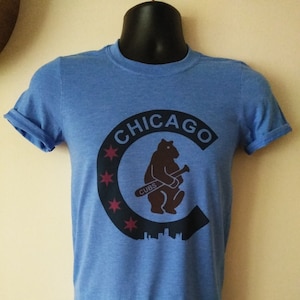 CHICAGO, Chicago cubs, Baseball Shirt, Chicago Cub style, Old Style, Vintage Style