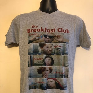 THE BREAKFAST CLUB T-shirt, don&#39;t you forget about me shirt, 80&#39;s shirt