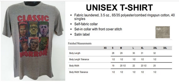 classic horror merch