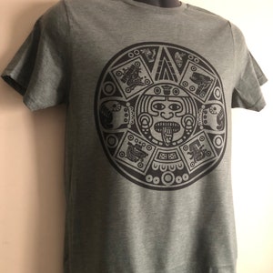 Calendario Azteca Aztec Calendar Shirt Mexico Shirt Etsy Calendario Azteca Aztec Calendar Shirt Mexico Shirt Etsy
