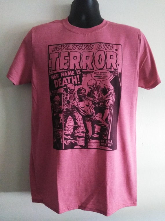 ADVENTURES INTO Terror Cool T-shirt, Vintage Style