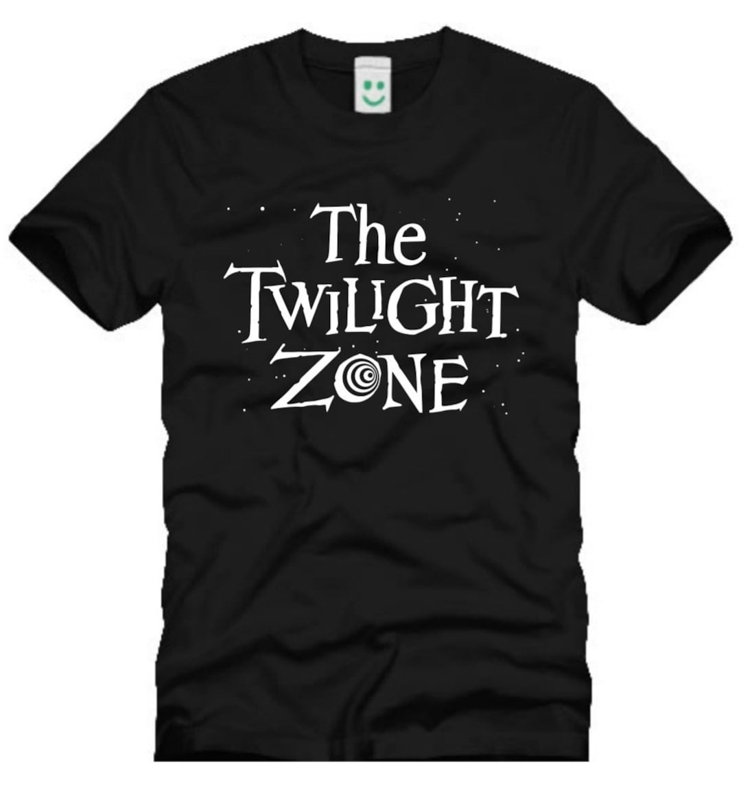Twilight Zone Monólogo Mens Camisa Manga Corta Negra (XX-Large