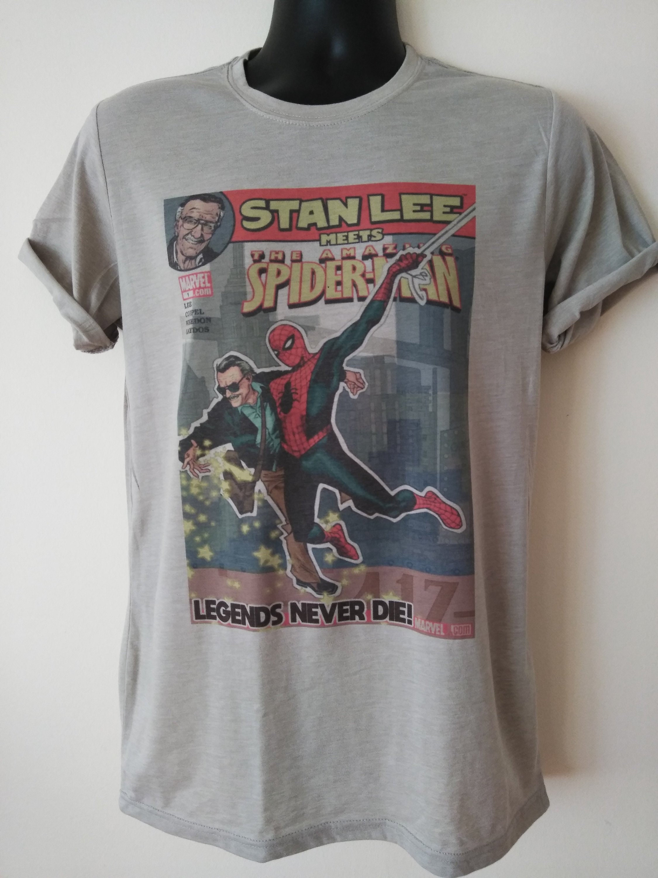 STAN LEE Meets Spider Man Cool Comics Limited - Etsy
