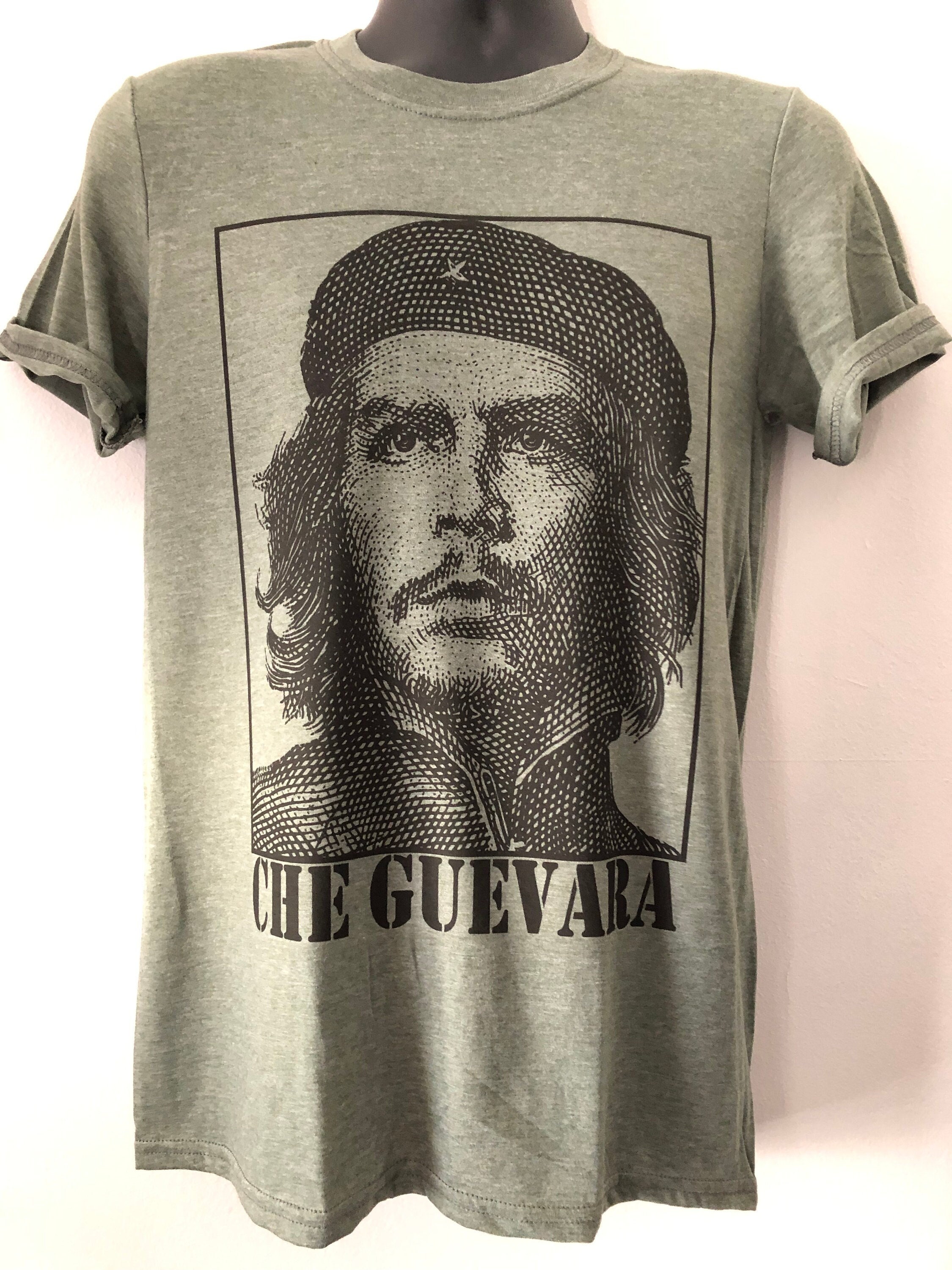  Womens Che Guevara Revolutionary Vintage Political V-Neck T- Shirt : Clothing, Shoes & Jewelry