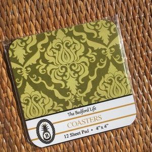 Set van Onderzetters (12 Vel pad) Paper Coasters - Keuken decor Moderne Keuken accessoires-