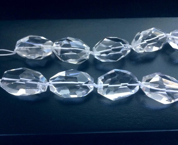 FACETED NUGGET BEADS 5081 24 VINTAGE GREEN AB ACRYLIC 20x15mm