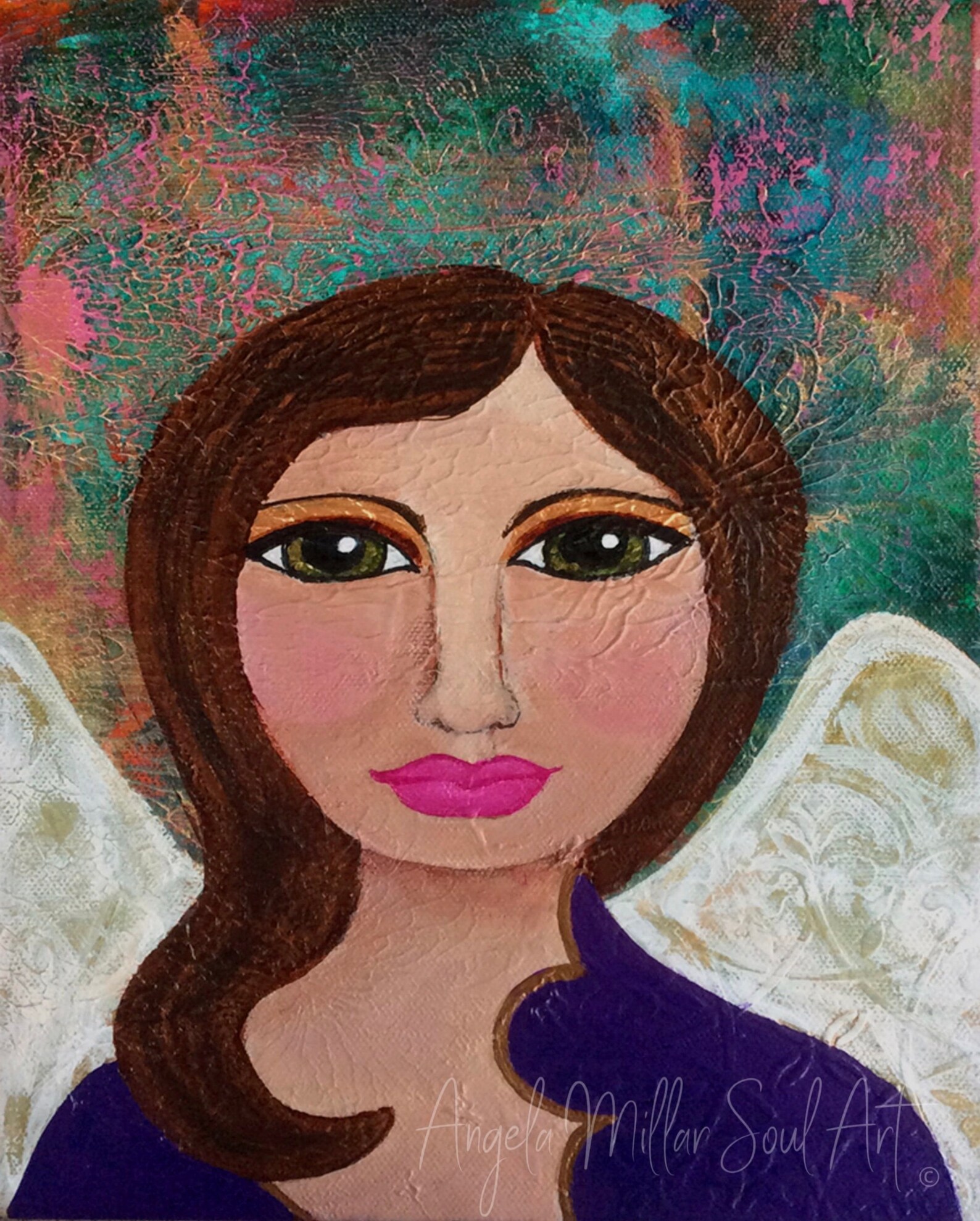 Angel Print Angel Wall Decor Spiritual Art Religious Etsy Australia