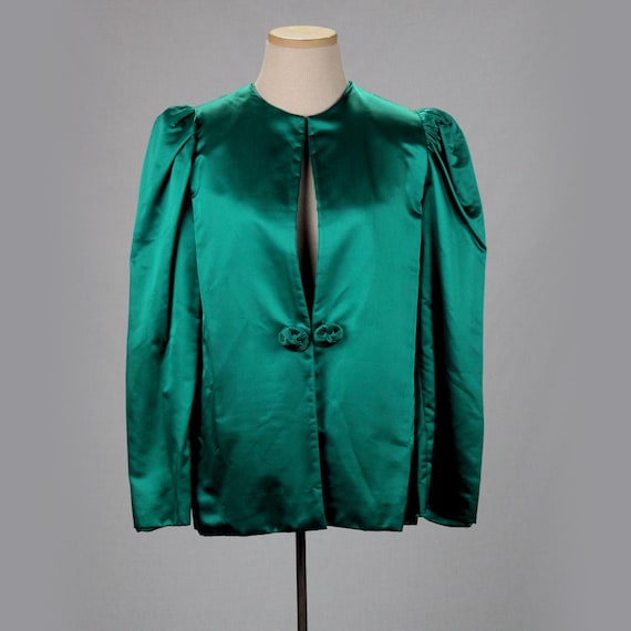 women's satin evening jacket