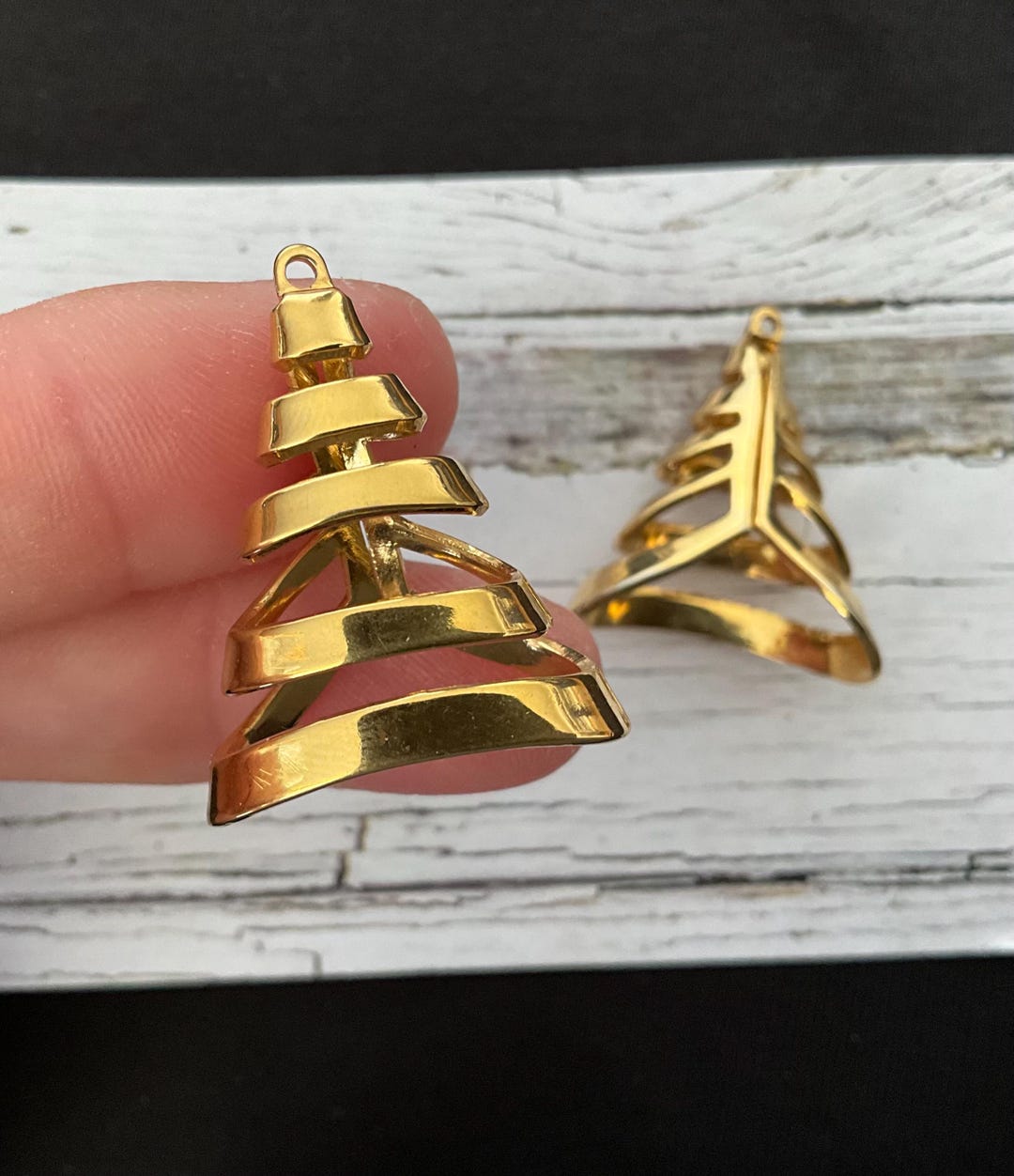 Charms Retro Rib Cage Dangle Gold Tone Metal DIY Jewellery Making ...