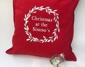 Personalised Christmas Cushion Cover