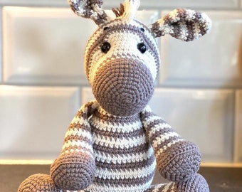 UK: Crocheted Zebra Plushies made by Ugandan Mamas / Baby Gift / Ethically Handmade / Baby Shower / Birthday (ships to U.K./E.U. only)
