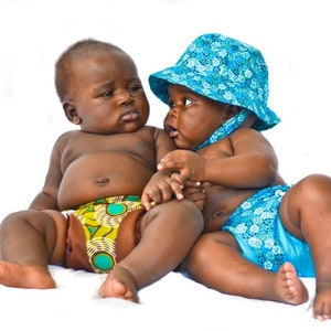 US: Sun Hats CLEARANCE 50% OFF Kitenge Baby Sun Hats in Sizes 0 - 2 years (ships to U.S. only)