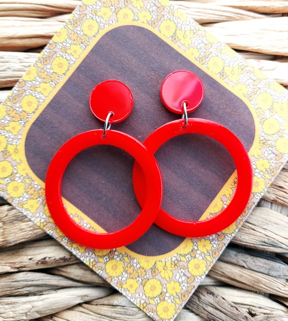 Mid century modern earrings sale