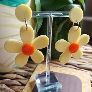 70'S 80'S Neon Cassette Tape Dangle Earrings Set