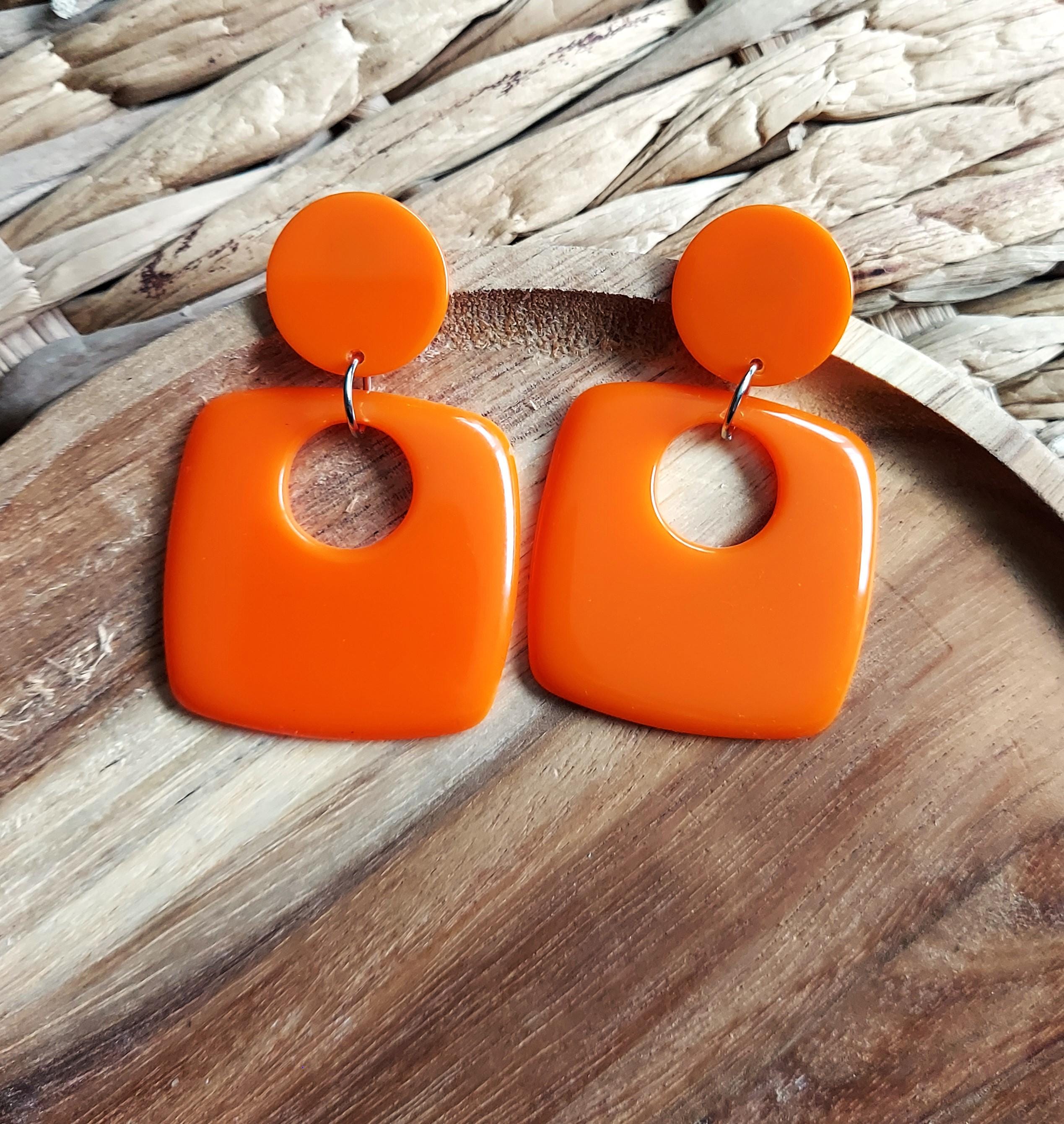 Boucles D'oreilles Vintage Années 60/70 - Accessoire Rétro Tendance