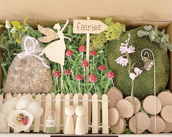 Fairy Garden Kit with Moss Mound