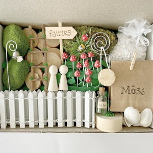 Fairy Garden Box (white fence)