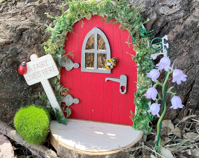 DIY Mossy Fairy Door Kit