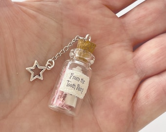 Tooth Fairy Letter (choose your preferred colour sparkles and poem when placing order)