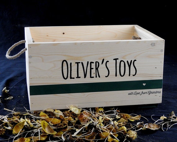 personalised baby toy box