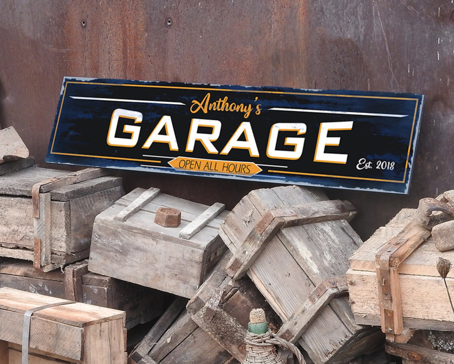 Garage Sign Vintage Plaque Car Repair Shop Sign Etsy UK