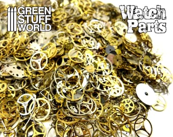 Set 40gr. - WATCH PARTS Mechanisms Mix -  sizes 1-12mm -  Steampunk set - 1.000 Real Watch pieces