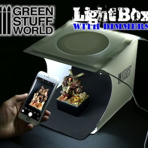 LIGHTBOX STUDIO - Studio Fotografico portatile - light box fotografi compatto cavi USB dimmers led
