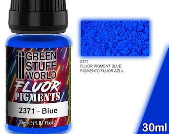 Pigment FLUOR BLUE - paint effect hobby miniatures compatible with warhammer