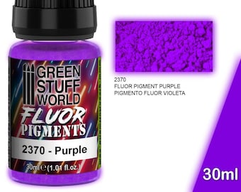 Pigment FLUOR PURPLE - paint effect hobby compatible with miniatures, scenery, dioramas, and models