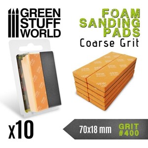 Carta vetrata EVA FOAM - Grani 400 - precisione scrapbooking grana sand paper tamponi di carta vetrata