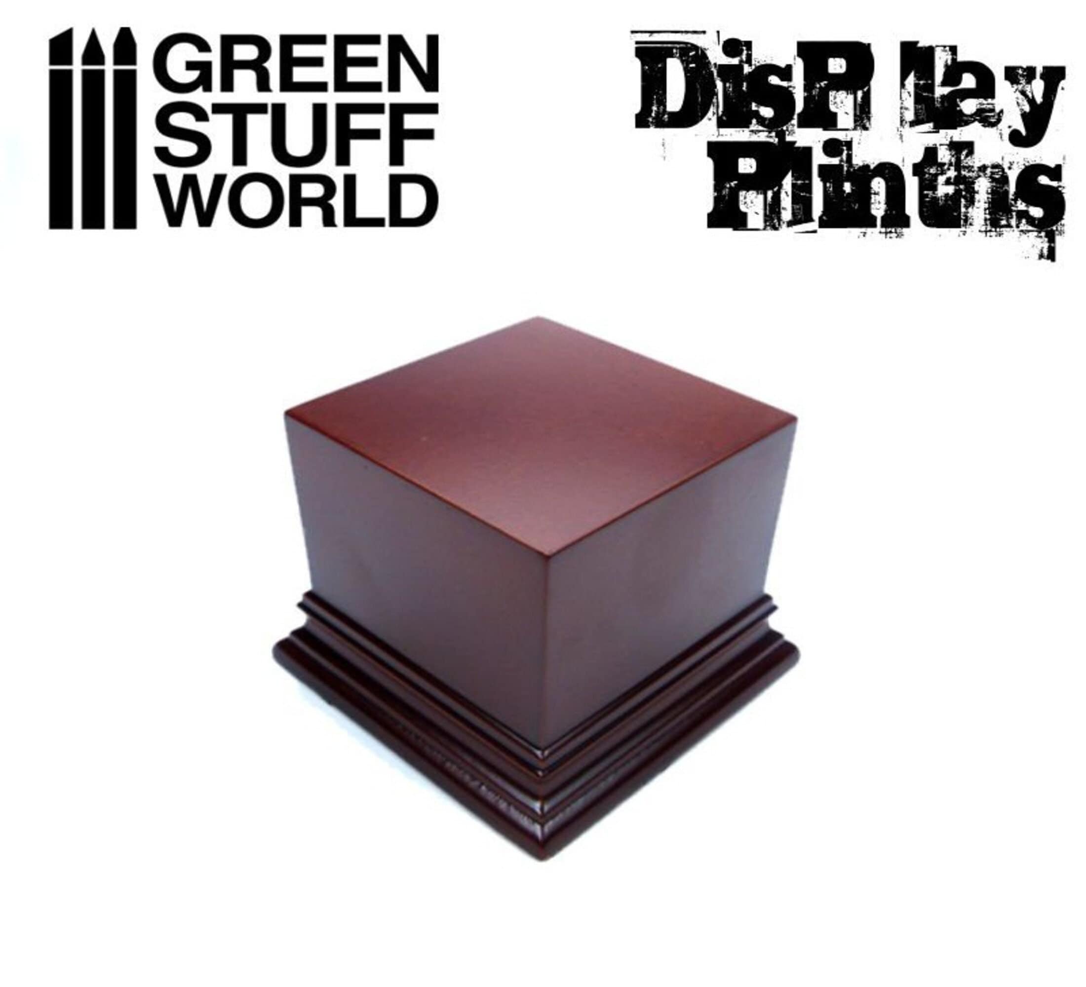 スクエアディスプレイ台座 6 x 6 cm ヘーゼルナッツブラウン - ベース