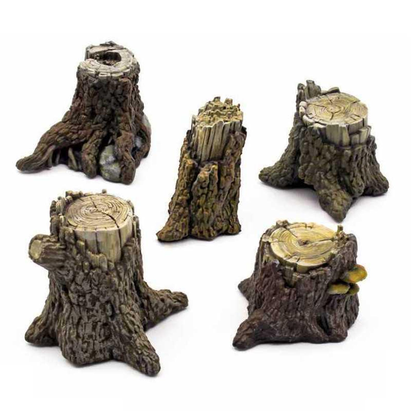 Large Tree Stumps - for Forest and Outdoor Themed Dioramas and Models ...