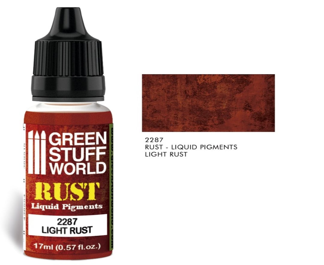 Liquid Pigments LIGHT RUST - Paint Effect Hobby Miniatures Compatible ...