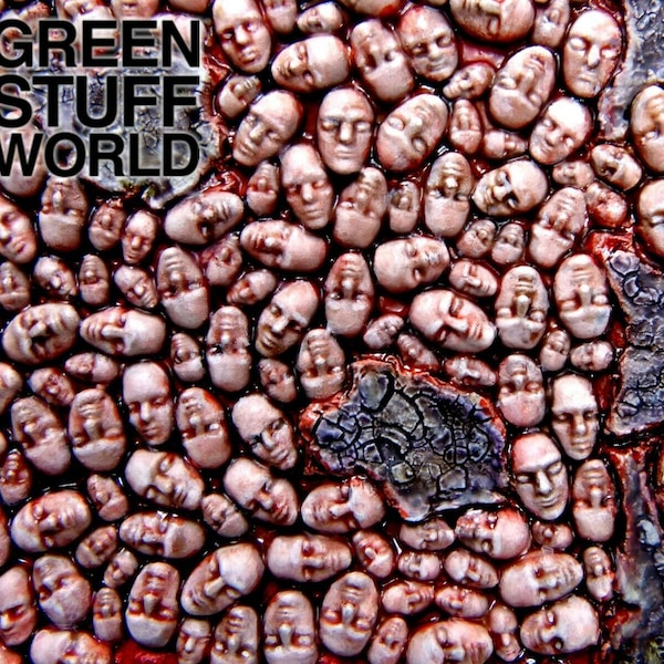 Death Faces - Crunch Times! - Resin Decoration Scenery for Miniature Bases Warhammer 40k