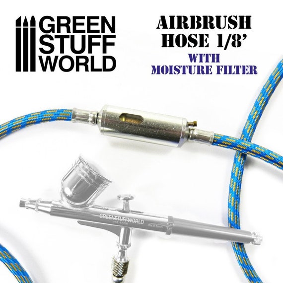 Airbrush Fabric Hose With Humidity Filter 1/8 Filter Fabric