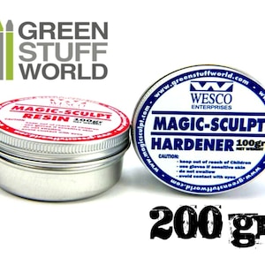 MAGIC SCULPT 200gr - Modeller Epoxy Putty Clay for modelling sculpting craft and restoration