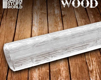 Strukturwalze - HOLZDIELEN hölzerne Planken - Strukturwalzen rollstab - Basis-Dioramen erstellen – Geländerollen für Wargames Wargaming