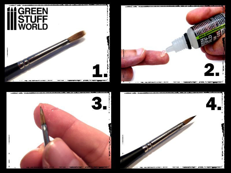 Brush Repair Gel to Recover the Tip of Used Brushes Paints Etsy