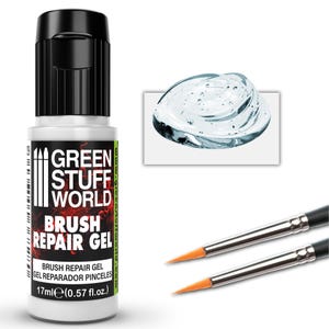 Brush Repair Gel - to recover the tip of used brushes paints - winsor newton vallejo scoda paint acrylic
