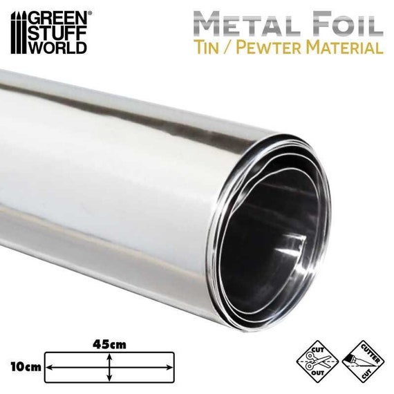 Green Stuff World: Flexible Tin Foil Sheet - Craft Pewter Green Stuff World: Flexible Tin Foil Sheet - Craft Pewter