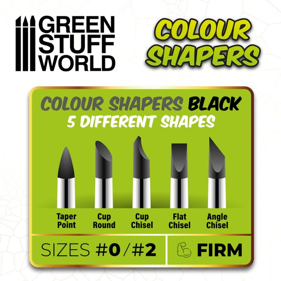 Colour Shaper Tool Set - Extra Firm, Size 0 | BLICK Art Materials