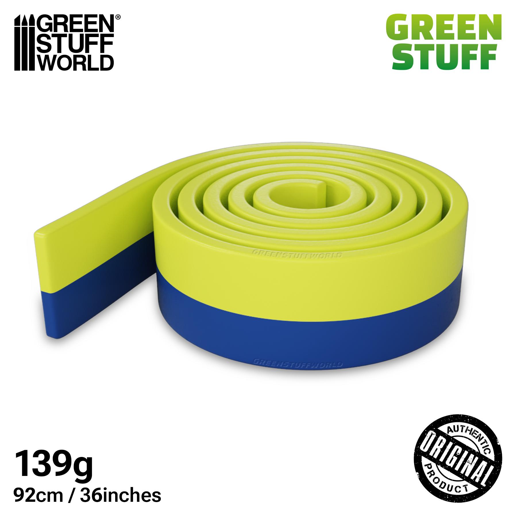 Green Stuff Modeling Putty - 7 Inch Strip For Miniature Sculpting & Gap Filling