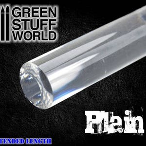 Pode incluir: Haste de acrílico transparente, de comprimento estendido, lisa, Green Stuff World