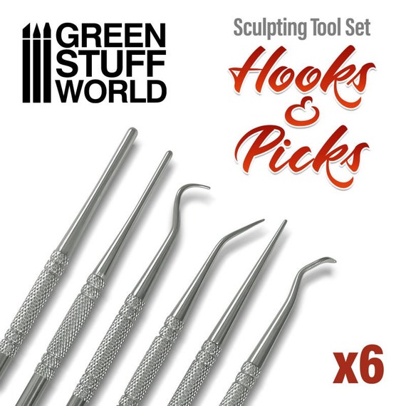 Green Stuff 1250 - Hook & Pick Tool Set 6X