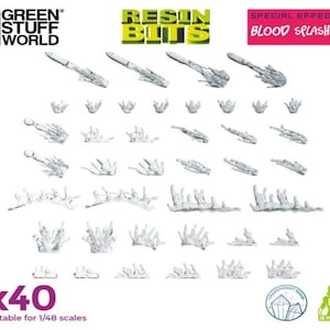 Set impreso en 3D - Efecto Salpicaduras de Sangre compatible con Warhammer 40k