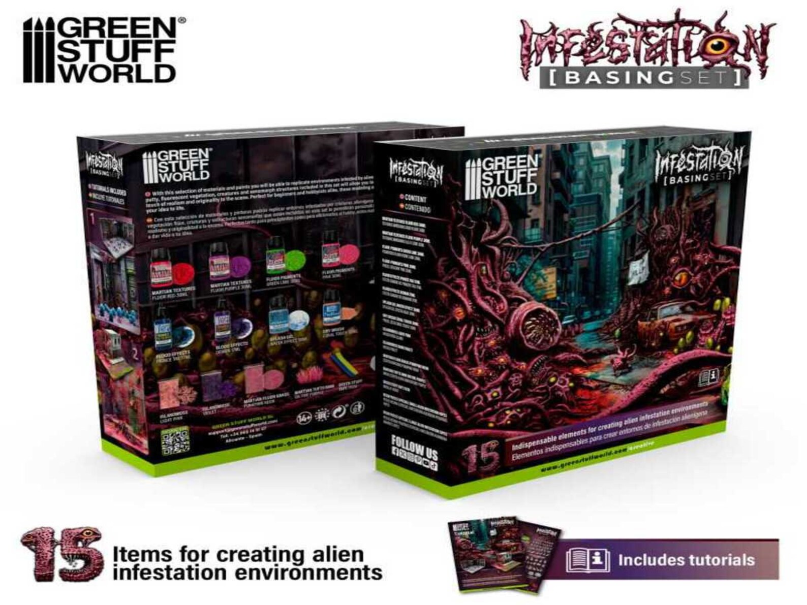 Basing Sets - Infestation - for Dioramas and Miniature Bases Painting ...
